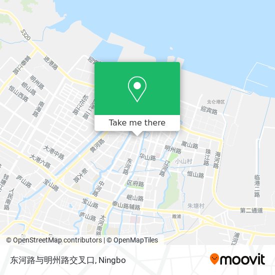 东河路与明州路交叉口 map