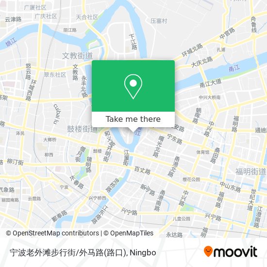 宁波老外滩步行街/外马路(路口) map