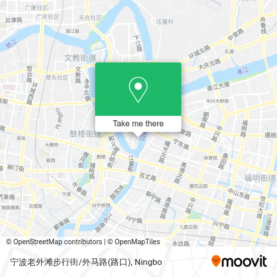 宁波老外滩步行街/外马路(路口) map