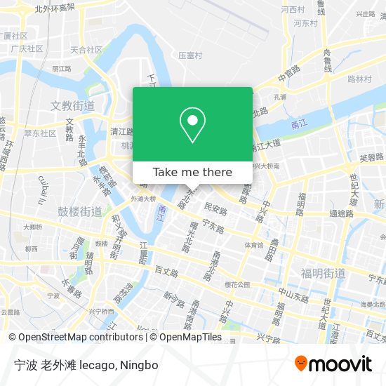 宁波 老外滩 lecago map