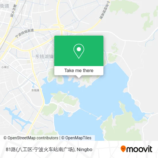 81路(八工区-宁波火车站南广场) map