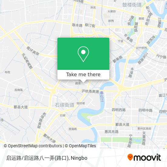 启运路/启运路八一弄(路口) map