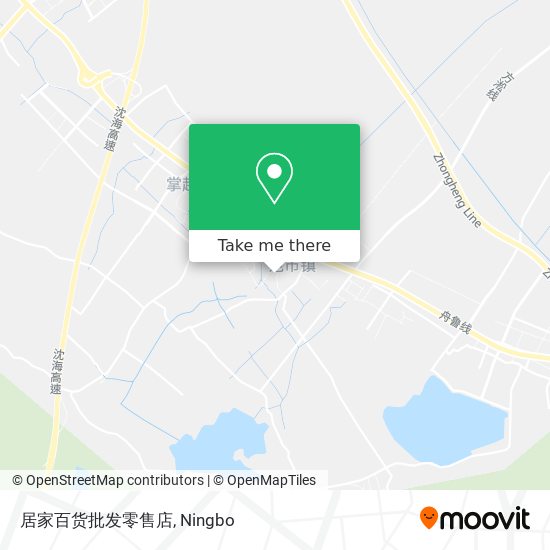 居家百货批发零售店 map