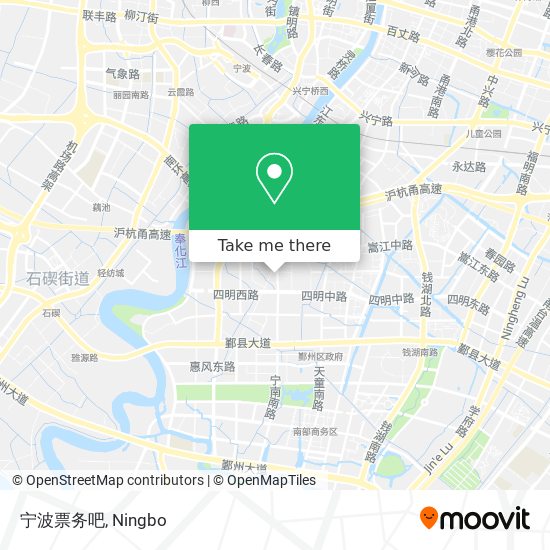 宁波票务吧 map