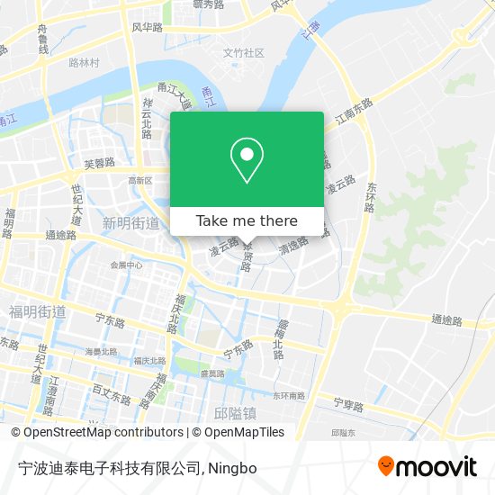 宁波迪泰电子科技有限公司 map