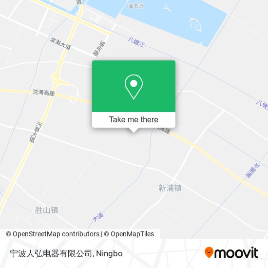 宁波人弘电器有限公司 map