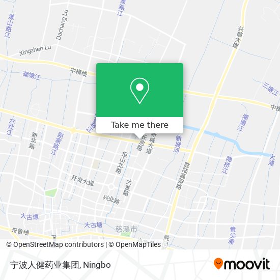 宁波人健药业集团 map