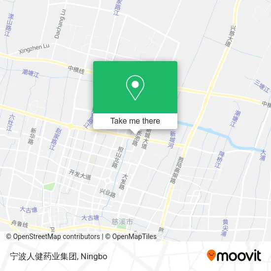 宁波人健药业集团 map