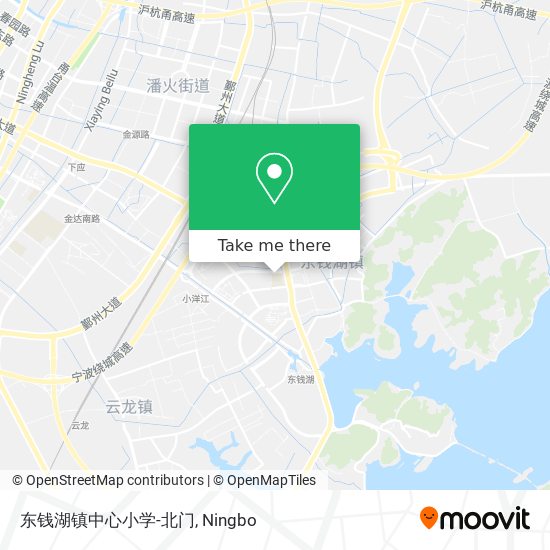东钱湖镇中心小学-北门 map