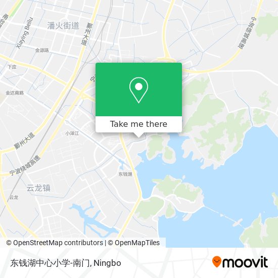 东钱湖中心小学-南门 map