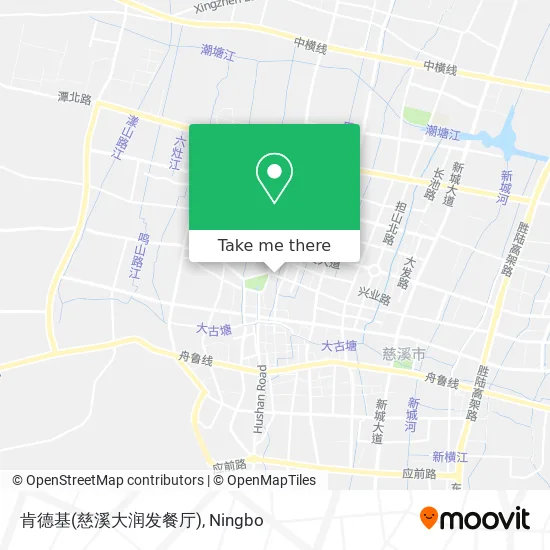 肯德基(慈溪大润发餐厅) map