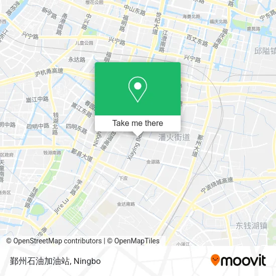 鄞州石油加油站 map