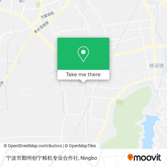 宁波市鄞州创宁粮机专业合作社 map