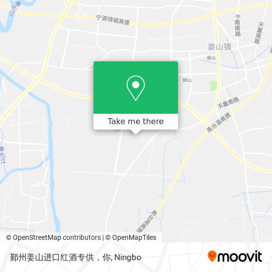 鄞州姜山进口红酒专供，你 map