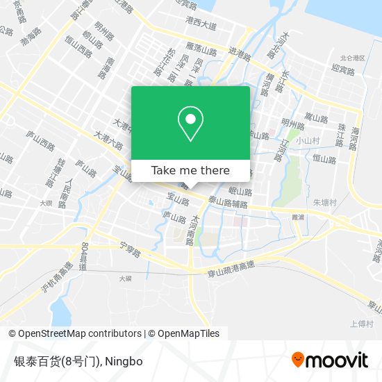 银泰百货(8号门) map