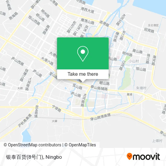 银泰百货(8号门) map