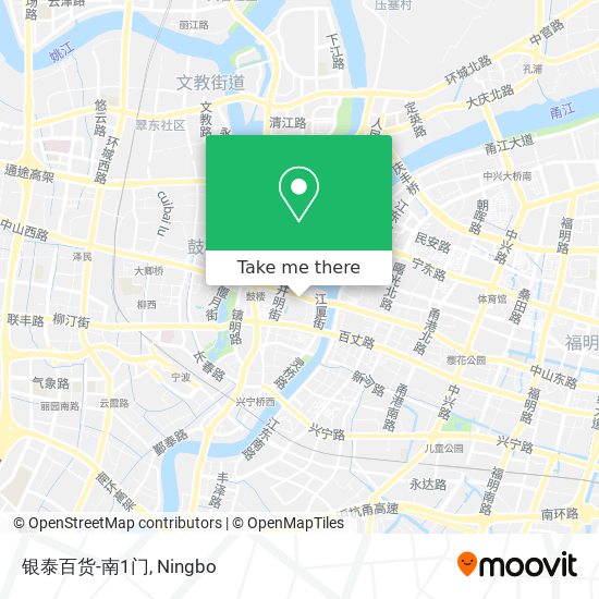 银泰百货-南1门 map