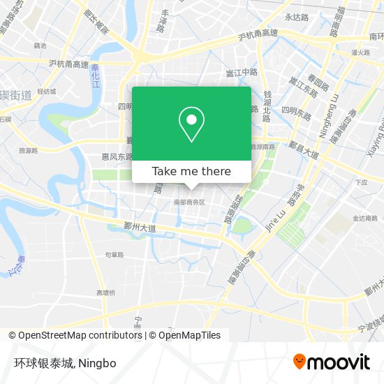 环球银泰城 map