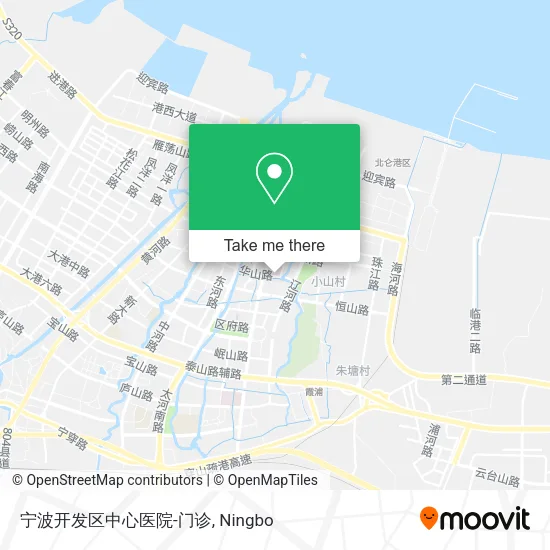 宁波开发区中心医院-门诊 map