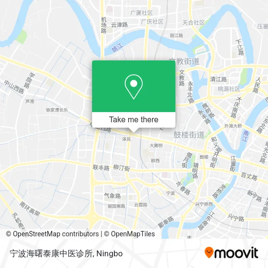 宁波海曙泰康中医诊所 map