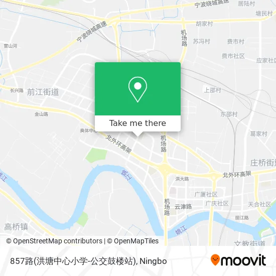 857路(洪塘中心小学-公交鼓楼站) map