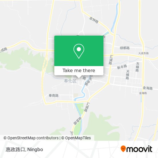 惠政路口 map