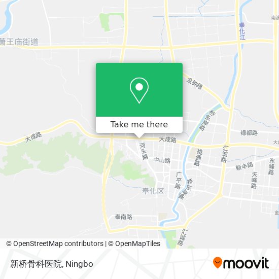新桥骨科医院 map
