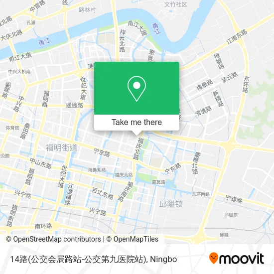 14路(公交会展路站-公交第九医院站) map