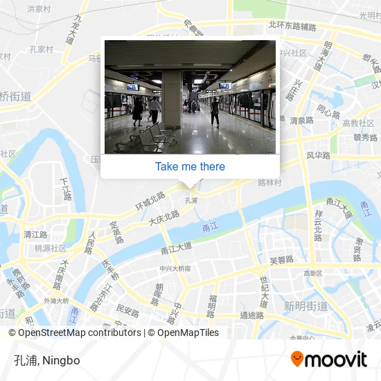 孔浦 map