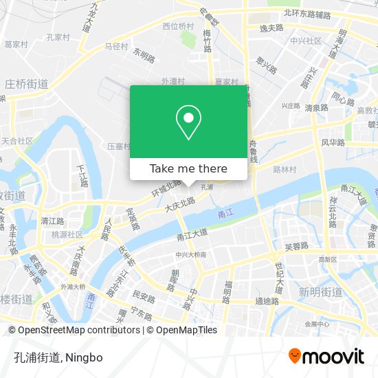 孔浦街道 map