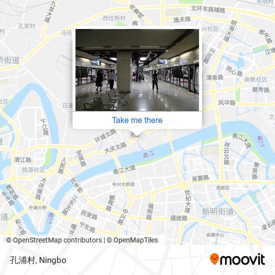孔浦村 map