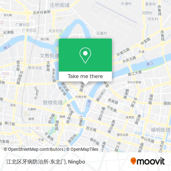 江北区牙病防治所-东北门 map