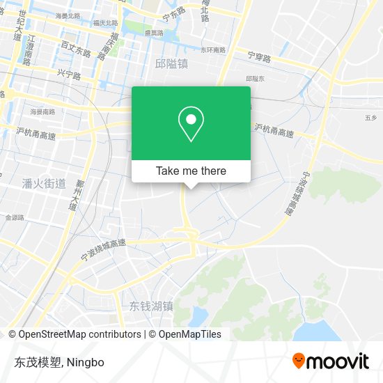 东茂模塑 map