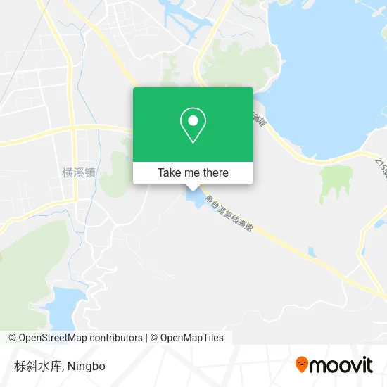 栎斜水库 map