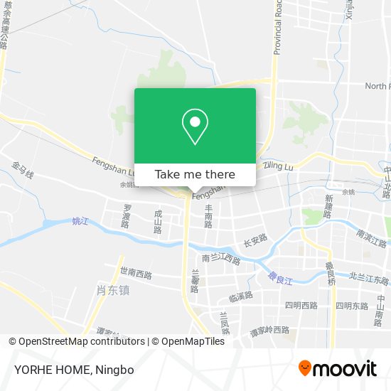 YORHE HOME map