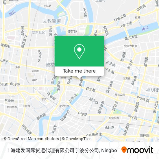 上海建发国际货运代理有限公司宁波分公司 map