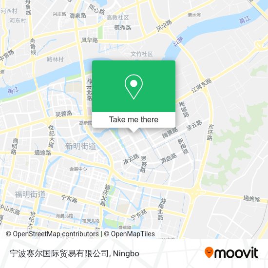 宁波赛尔国际贸易有限公司 map