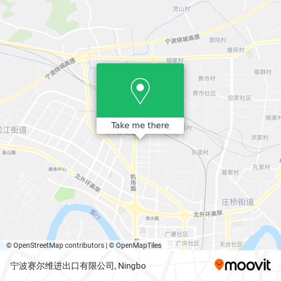 宁波赛尔维进出口有限公司 map