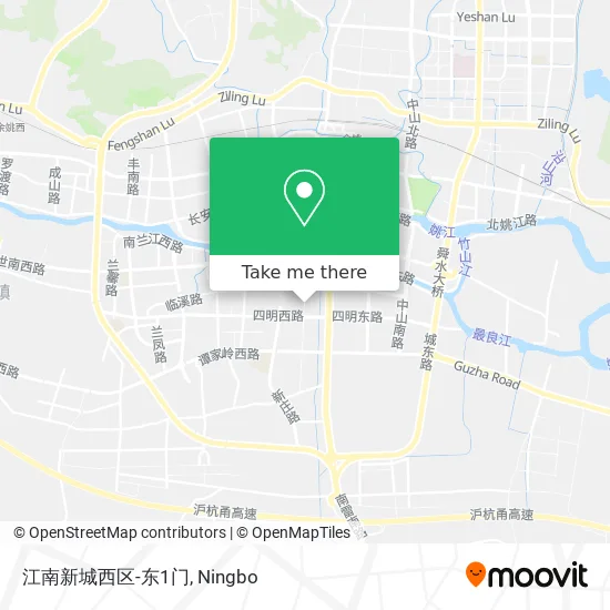 江南新城西区-东1门 map