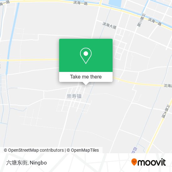 六塘东街 map