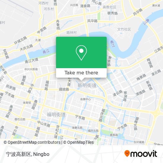 宁波高新区 map