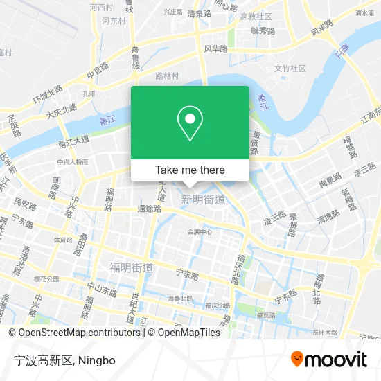 宁波高新区 map