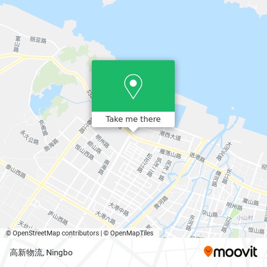 高新物流 map