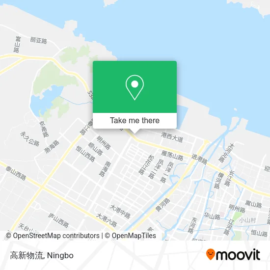 高新物流 map
