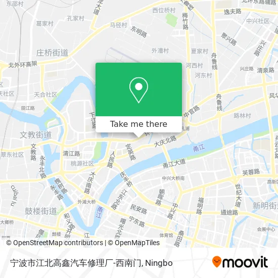 宁波市江北高鑫汽车修理厂-西南门 map