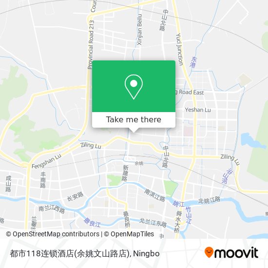 都市118连锁酒店(余姚文山路店) map