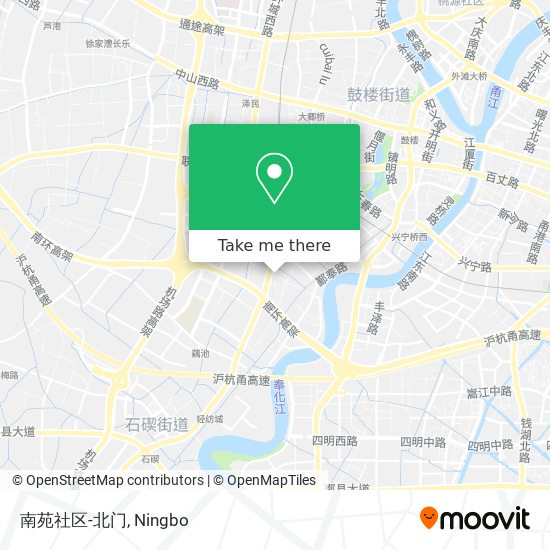 南苑社区-北门 map