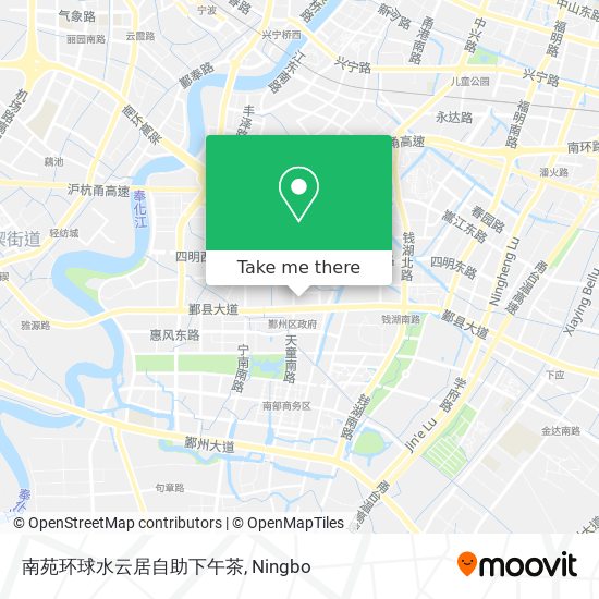 南苑环球水云居自助下午茶 map