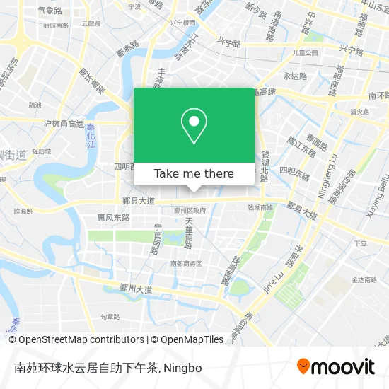 南苑环球水云居自助下午茶 map