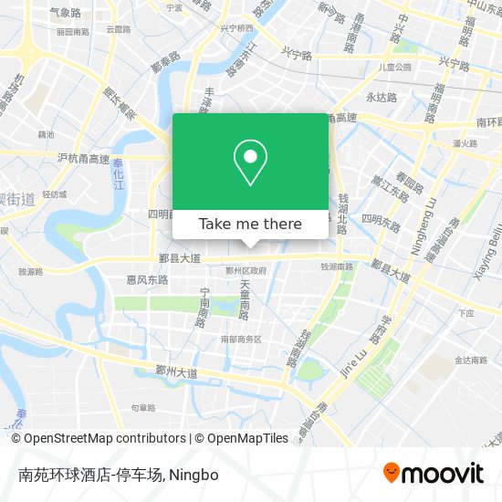 南苑环球酒店-停车场 map